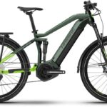 Haibike Adventr FS 8 Métal brillant / Noir vert Mela
