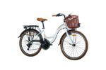 Vélo de ville blanc Urban 26 – Image 2