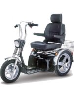 Trottinette électrique Baroudeur à 3 roues, stable avec siège confortable (afikim) – Image 2