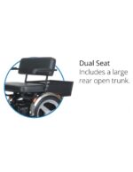 Trottinette électrique Baroudeur à 3 roues, stable avec siège confortable (afikim) – Image 12
