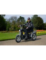 Trottinette électrique Baroudeur à 3 roues, stable avec siège confortable (afikim) – Image 4