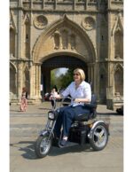 Trottinette électrique Baroudeur à 3 roues, stable avec siège confortable (afikim) – Image 5