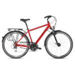 Vélo urbain rouge KROSS TRANS 3.0