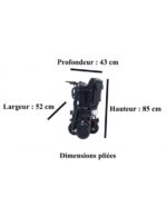 Trottinette électrique BOLA à 3 roues pour PMR stable avec guidon haut – Image 12