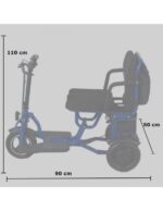 Trottinette électrique BOLA à 3 roues pour PMR stable avec guidon haut – Image 14