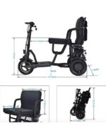 Trottinette électrique BOLA à 3 roues pour PMR stable avec guidon haut – Image 30