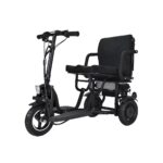 Trottinette électrique BOLA à 3 roues pour PMR stable avec guidon haut