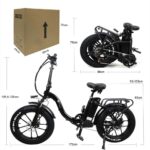 CMACEWHEEL Y20 – Vélo électrique pliable Fat Bike 750W – Image 4