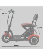 DEVO - Trottinette électrique à 3 roues 300/600 watts pour personnes à mobilité réduite et seniors – Image 26