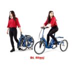 Di Blasi R34 - Tricycle électrique pliable à 3 roues avec batterie amovible