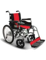 Fauteuil roulant électrique pliable Easy Pro à 4 roues, 500 watts, avec joystick et longue autonomie. – Image 2
