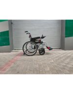 Fauteuil roulant électrique pliable Easy Pro à 4 roues, 500 watts, avec joystick et longue autonomie. – Image 5