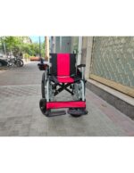 Fauteuil roulant électrique pliable Easy Pro à 4 roues, 500 watts, avec joystick et longue autonomie. – Image 7