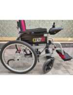 Fauteuil roulant électrique pliable Easy Pro à 4 roues, 500 watts, avec joystick et longue autonomie. – Image 8
