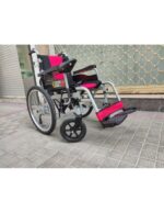 Fauteuil roulant électrique pliable Easy Pro à 4 roues, 500 watts, avec joystick et longue autonomie. – Image 10