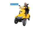 Trottinette électrique Electroride FASTI 4 MAX 1000 W à 4 roues pour PMR, homologuée pour la route