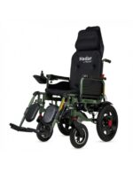 Fauteuil roulant pliant HADAR-02 à double moteur 250 W, batterie lithium 12 Ah – Image 2