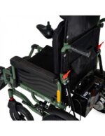 Fauteuil roulant pliant HADAR-02 à double moteur 250 W, batterie lithium 12 Ah – Image 4