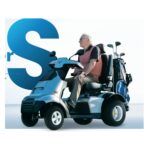 Trottinette électrique Golf S4, 4 roues, avec siège confortable AFIKEM