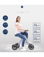 Trottinette électrique MATE 4 à 3 roues, pliable, batterie amovible de 16 kg, tricycle électrique à 3 roues pour PMR ultraléger – Image 21