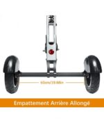 Trottinette électrique MATE 4 à 3 roues, pliable, batterie amovible de 16 kg, tricycle électrique à 3 roues pour PMR ultraléger – Image 8