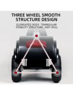 Dimensions des scooters électriques à trois roues pour personnes à mobilité réduite et personnes âgées, 500 watts – Image 12