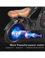 Vélo électrique Moko Speedbike avec pneus larges, 45 km/h – Image 4