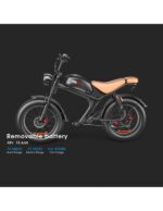 Vélo électrique Moko Speedbike avec pneus larges, 45 km/h – Image 6