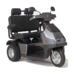 Trottinette électrique AFIKEM S3 à 2 places et 3 roues avec siège confortable