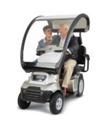 Trottinette électrique AFIKEM S4, 4 roues, avec siège confortable et toit – Image 2