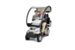 Trottinette électrique AFIKEM S4, 4 roues, avec siège confortable et toit