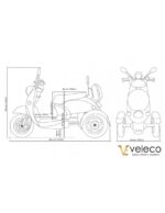 Scooter électrique à 3 roues Veleco ZT63 pour les personnes à mobilité réduite et les personnes âgées – Image 5
