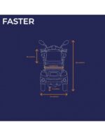 Scooter électrique VELECO FASTER 1000 W à 4 roues pour seniors et personnes à mobilité réduite – Image 6