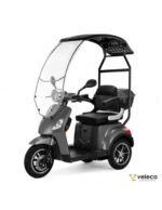 Trottinette électrique Draco Veleco à 3 roues stables, avec capote, adaptée aux personnes âgées et aux personnes à mobilité réduite. – Image 2