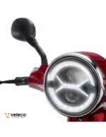 Trottinette électrique Draco Veleco à 3 roues stables, avec capote, adaptée aux personnes âgées et aux personnes à mobilité réduite. – Image 12