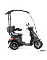 Trottinette électrique Draco Veleco à 3 roues stables, avec capote, adaptée aux personnes âgées et aux personnes à mobilité réduite. – Image 3