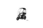 Trottinette électrique Draco Veleco à 3 roues stables, avec capote, adaptée aux personnes âgées et aux personnes à mobilité réduite.