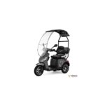 Trottinette électrique Draco Veleco à 3 roues stables, avec capote, adaptée aux personnes âgées et aux personnes à mobilité réduite.