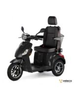 Trottinette électrique à 3 roues Draco Veleco, stable pour les personnes à mobilité réduite et les personnes âgées, avec siège et dossier confortables. – Image 2