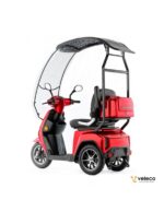 Trottinette électrique Turris Veleco à 3 roues stables, avec capote, adaptée aux personnes âgées et aux personnes à mobilité réduite. – Image 11