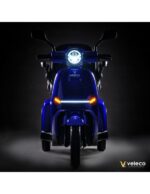 Trottinette électrique Turris Veleco à 3 roues stables, avec capote, adaptée aux personnes âgées et aux personnes à mobilité réduite. – Image 25
