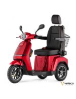 Trottinette électrique à 3 roues Turris Veleco, stable pour les personnes à mobilité réduite et les personnes âgées, avec siège et dossier confortables. – Image 2