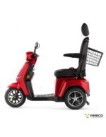 Trottinette électrique à 3 roues Turris Veleco, stable pour les personnes à mobilité réduite et les personnes âgées, avec siège et dossier confortables. – Image 5