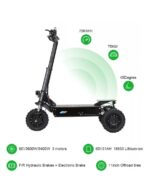 Trottinette électrique FALCON à 3 roues, 5 600 watts, 3 moteurs, 60 V 31 Ah – Image 13
