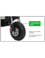 Trottinette électrique FALCON à 3 roues, 5 600 watts, 3 moteurs, 60 V 31 Ah – Image 22