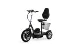 Trottinette électrique Veleco ZT16 750 watts à 3 roues, stable pour les personnes âgées et les personnes handicapées
