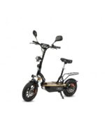 Trottinette électrique Renton 1200 watts avec batterie au lithium, selle et espace pour panier arrière – Image 5