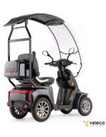 Veleco Gravis avec toit en verre, scooter pour personnes à mobilité réduite, seniors et personnes handicapées – Image 3