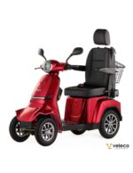 Scooter Veleco Gravis pour personnes à mobilité réduite, seniors et personnes handicapées, avec siège et dossier confortables. – Image 2