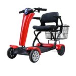 Trottinette électrique VOYA à 4 roues, 500 watts, pliable avec télécommande pour seniors